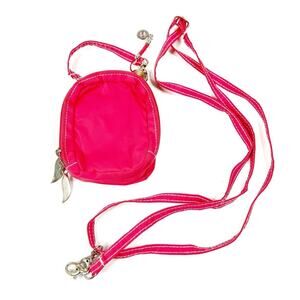 3/$30 Charm14 | Bright Pink Wallet Coin Purse Small Bag w/ Crossbody Strap